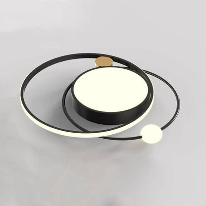 Sleek LED Ceiling Fixture with Minimalist Design