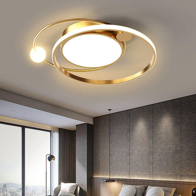 Sleek LED Ceiling Fixture with Minimalist Design