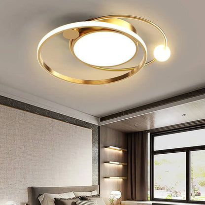 Sleek LED Ceiling Fixture with Minimalist Design