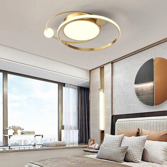 Sleek LED Ceiling Fixture with Minimalist Design