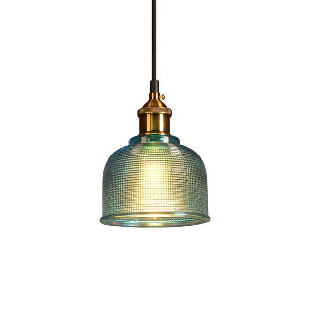Vintage Charm Glass Pendant Fixture for Elegant Spaces