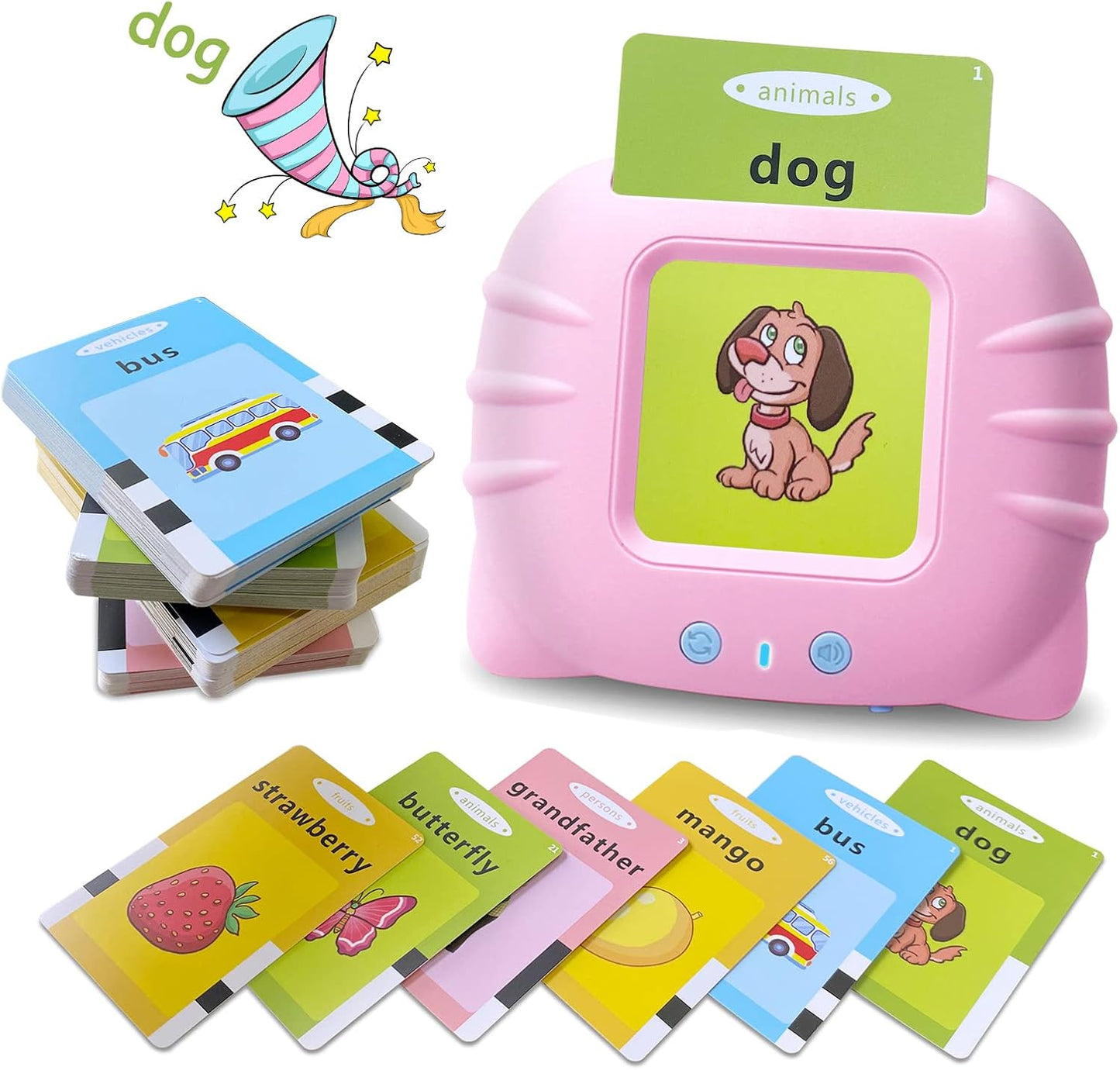Interactive Learning Reader with 224 Vocabulary Cards