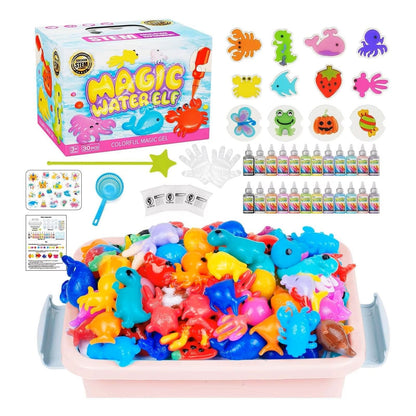 Create-A-Creature Gel Kit with 12 Colors and Molds for Kids