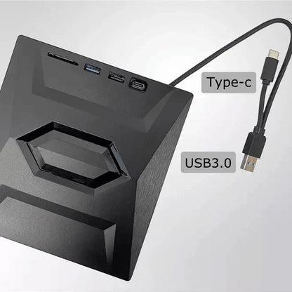 All-in-One External CD/DVD Burner with SD Card & USB Reader