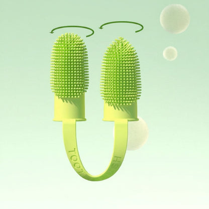 Pet Grooming Finger Brush Set for Dogs and Cats - 2-Pack