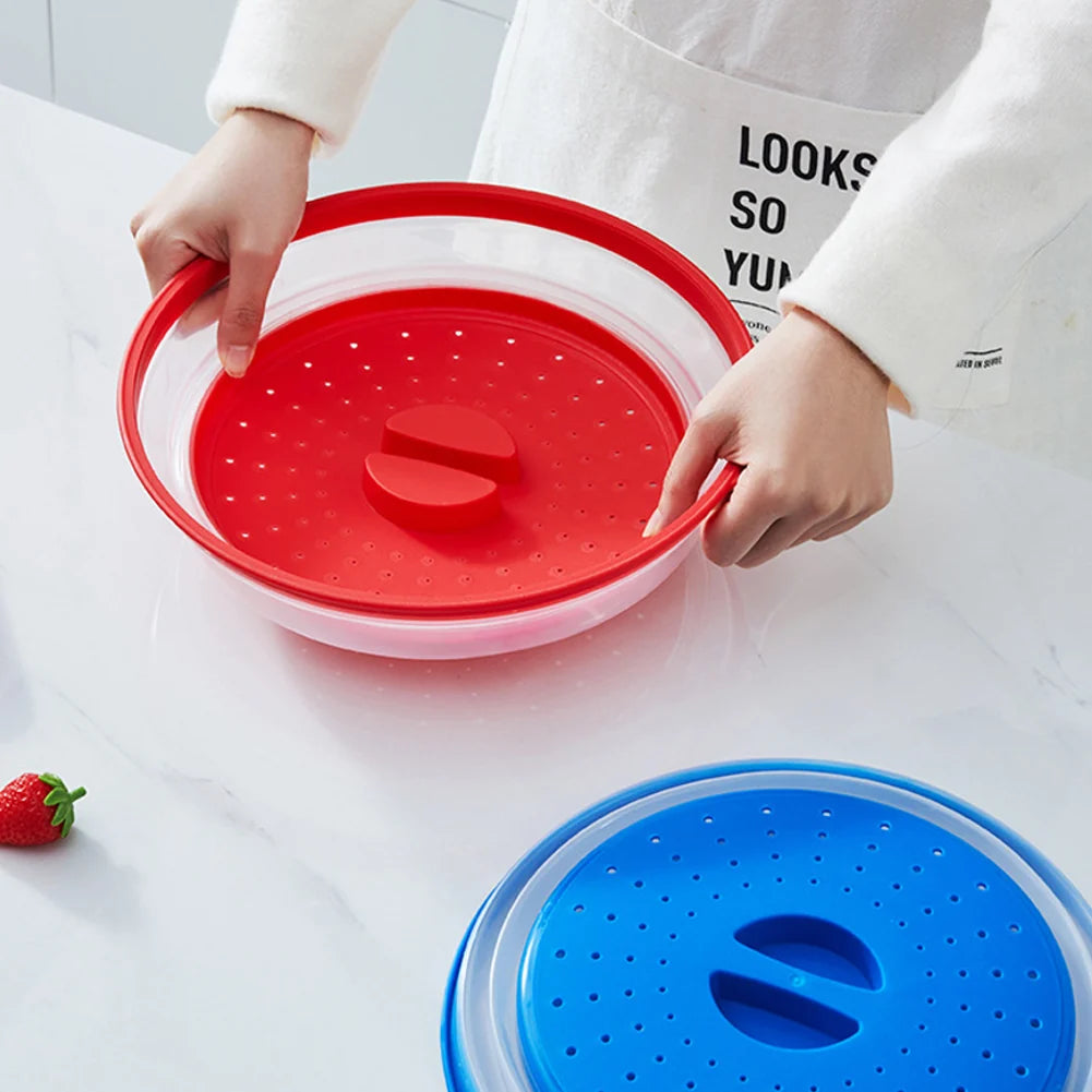 Versatile Silicone Microwave Lid for Mess-Free Cooking