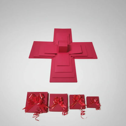 Customizable Memory Explosion Box Kit for Meaningful Gifting