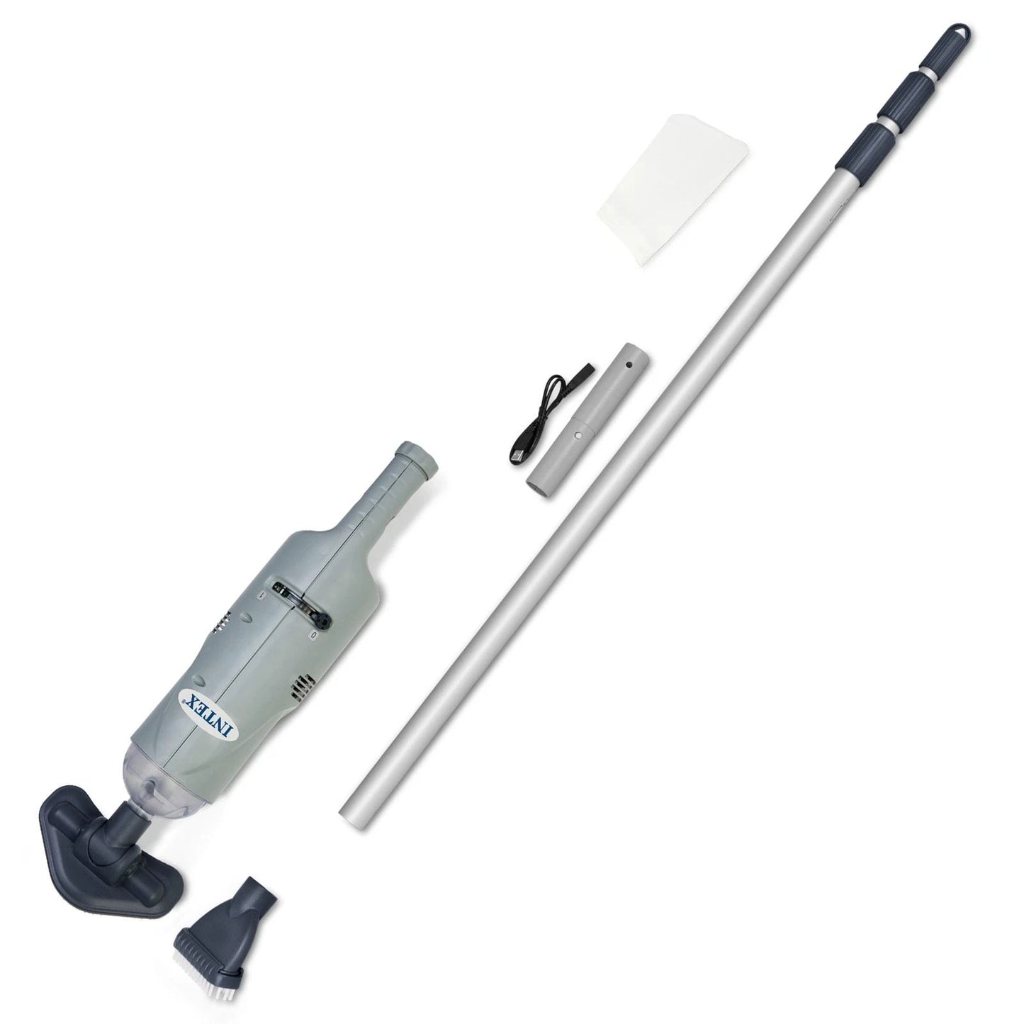 Cordless Pool Cleaner with Dual Brush Heads for Easy Cleaning