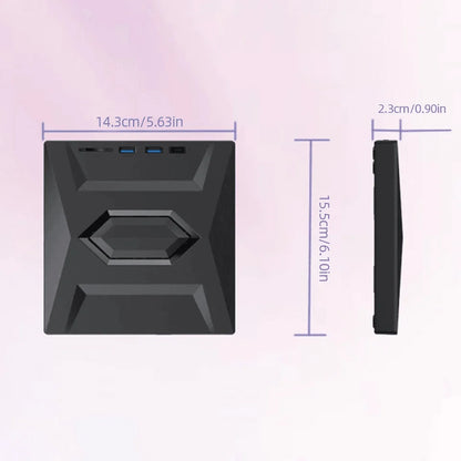 All-in-One External CD/DVD Burner with SD Card & USB Reader