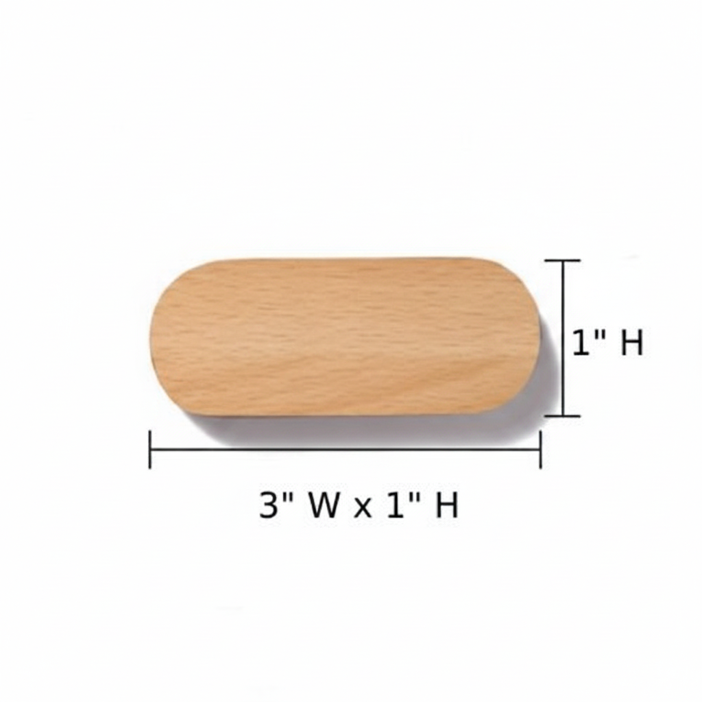 Stylish Wooden Key Organizer with Strong Magnetic Backing