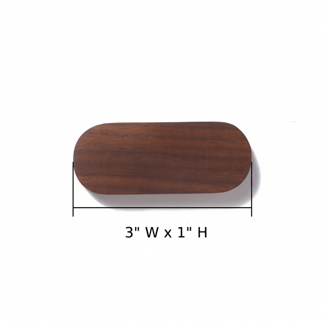 Stylish Wooden Key Organizer with Strong Magnetic Backing