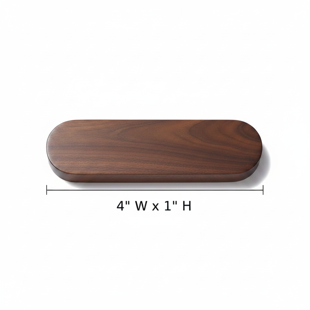 Stylish Wooden Key Organizer with Strong Magnetic Backing