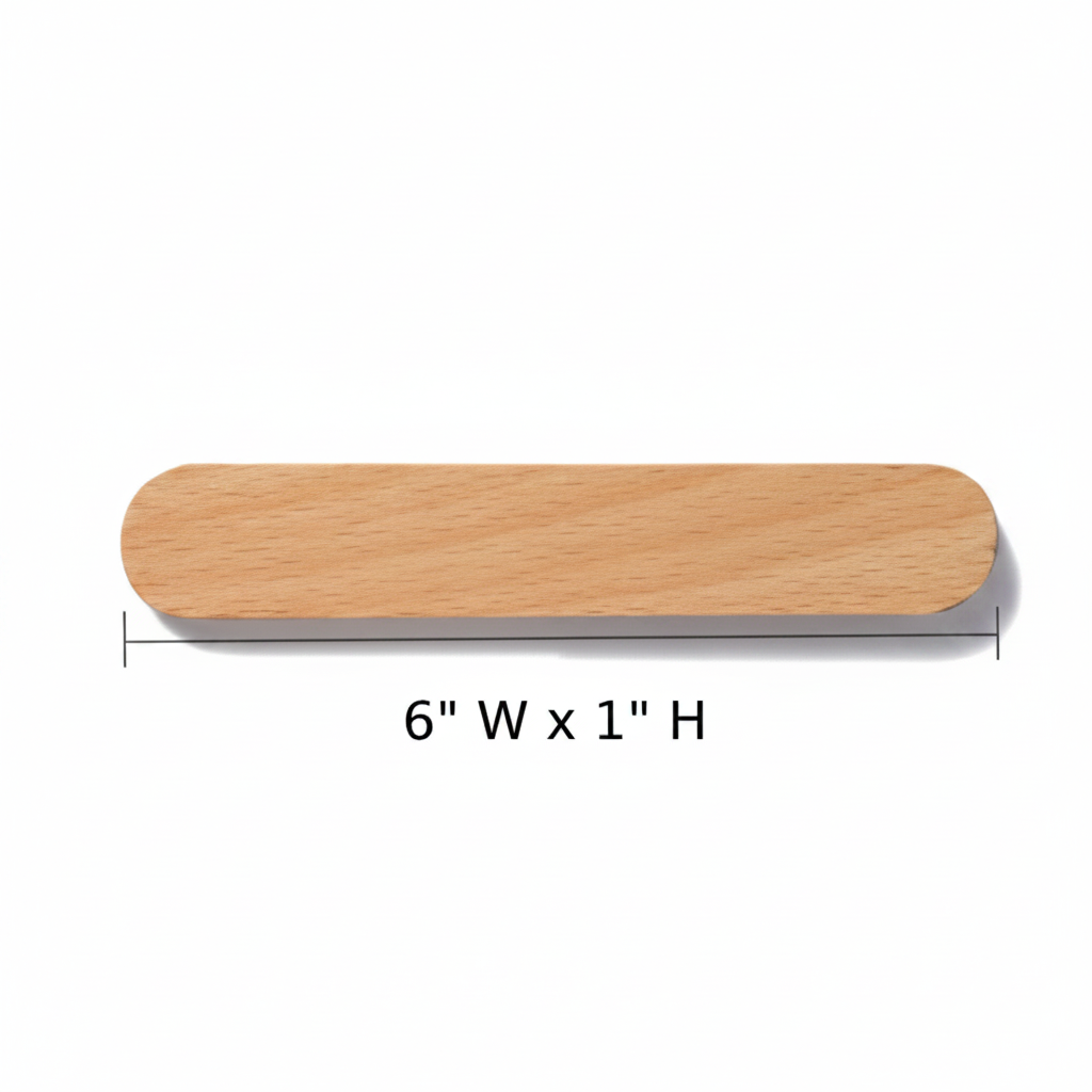 Stylish Wooden Key Organizer with Strong Magnetic Backing