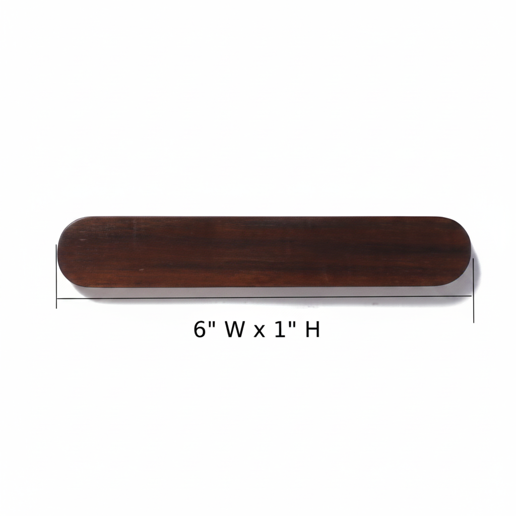 Stylish Wooden Key Organizer with Strong Magnetic Backing
