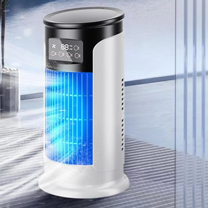 Compact Personal Air Cooler with 10 oz Water Tank & Timer Feature