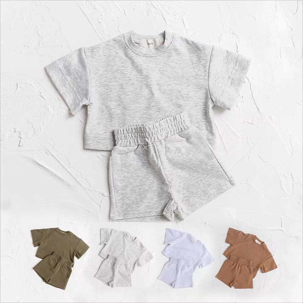 Summer Ready Kids' Outfit: T-Shirt & Shorts Duo