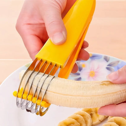 Compact Stainless Steel Fruit and Vegetable Slicing Tool