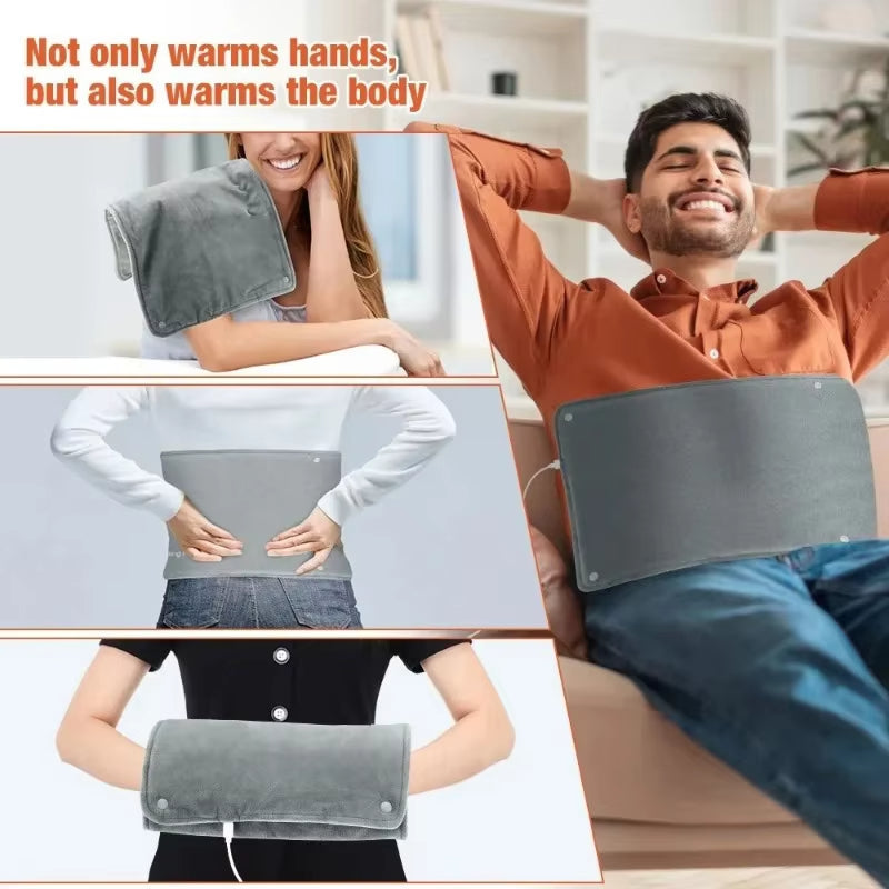 Portable USB Heating Pad for Soothing Back and Neck Relief