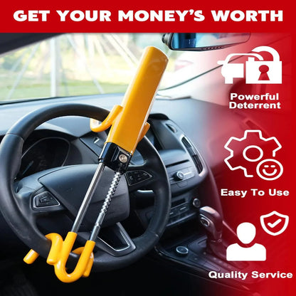Ultimate Security Steering Wheel Lock for Cars and Trucks