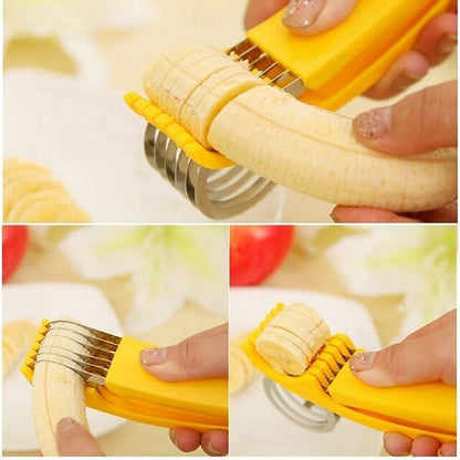 Versatile Manual Fruit & Veggie Slicer for Quick Prep