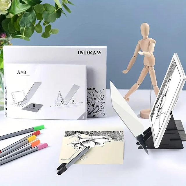 Portable Image Projection Board for Artists and Beginners