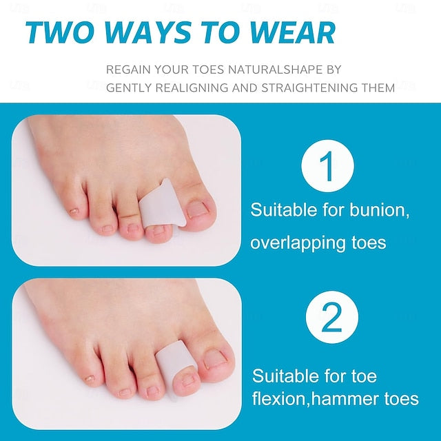 ComfortFit Gel Toe Separators - 6 Pack for All-Day Relief
