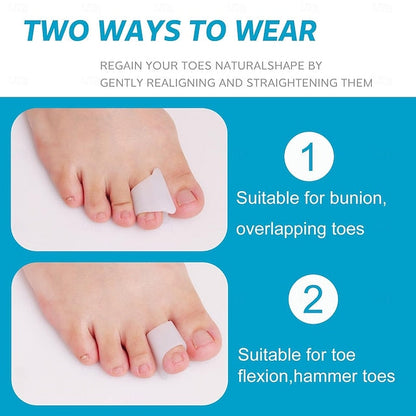 ComfortFit Gel Toe Separators - 6 Pack for All-Day Relief
