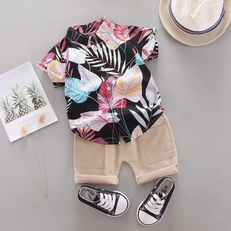 Summer Playtime Outfit Set for Boys – 2-Piece Comfort