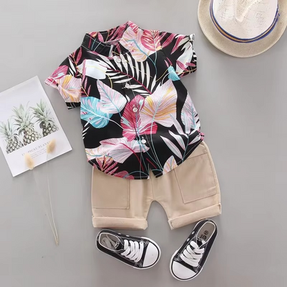 Summer Playtime Outfit Set for Boys – 2-Piece Comfort