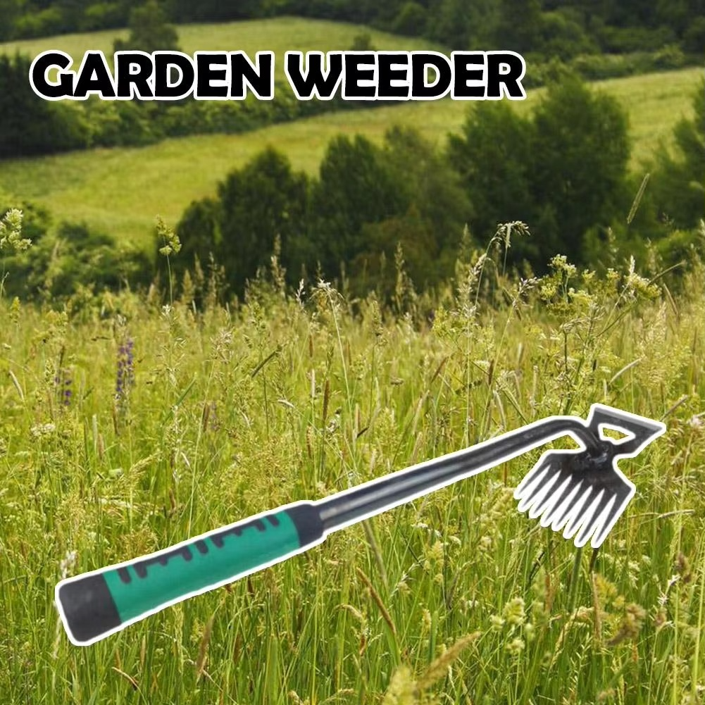 Versatile 8-Prong Steel Garden Cultivator with Comfortable Grip