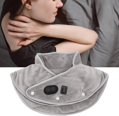 Comforting USB Heated Wrap for Neck and Shoulders with Adjustable Settings