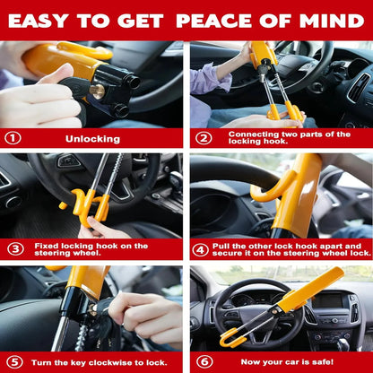 Ultimate Security Steering Wheel Lock for Cars and Trucks