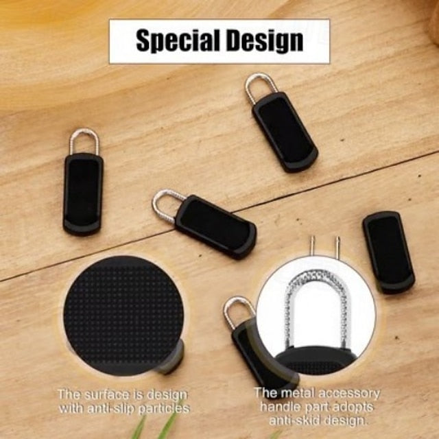 50-Pack Versatile Zipper Pulls for Bags, Coats, and More