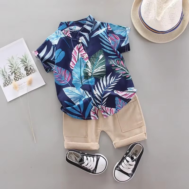 Summer Playtime Outfit Set for Boys – 2-Piece Comfort