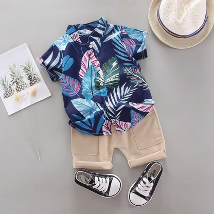 Summer Playtime Outfit Set for Boys – 2-Piece Comfort