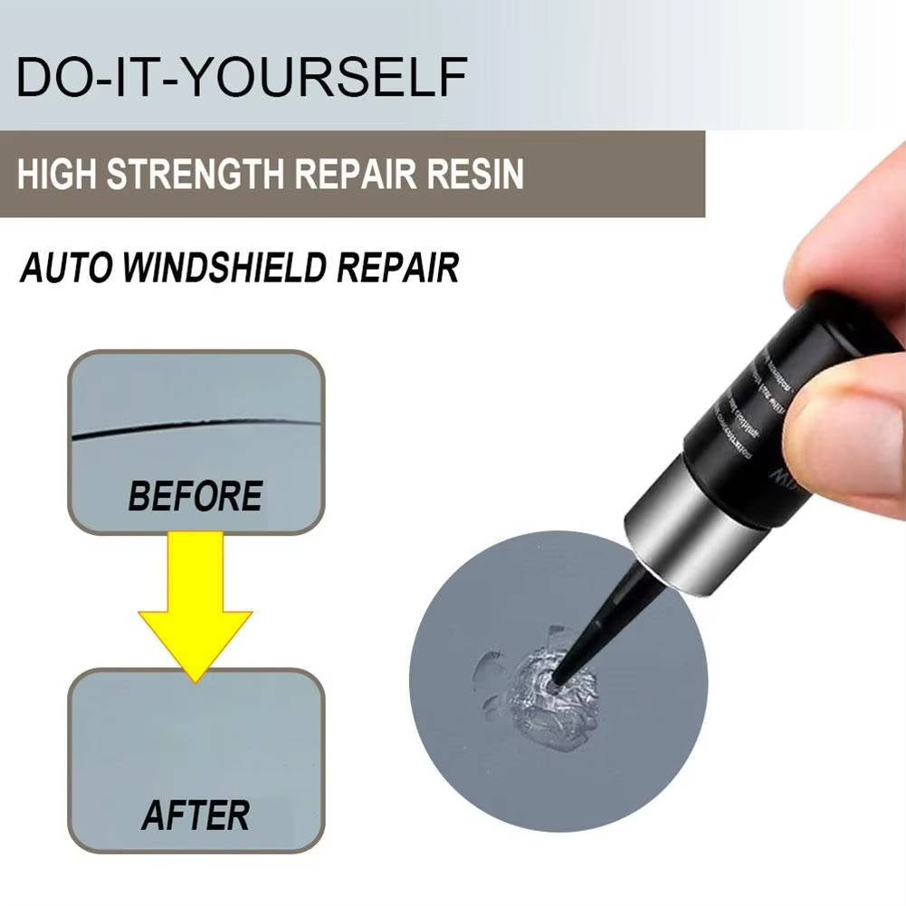 Windshield Repair Solution for Small Chips and Cracks