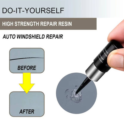 Windshield Repair Solution for Small Chips and Cracks