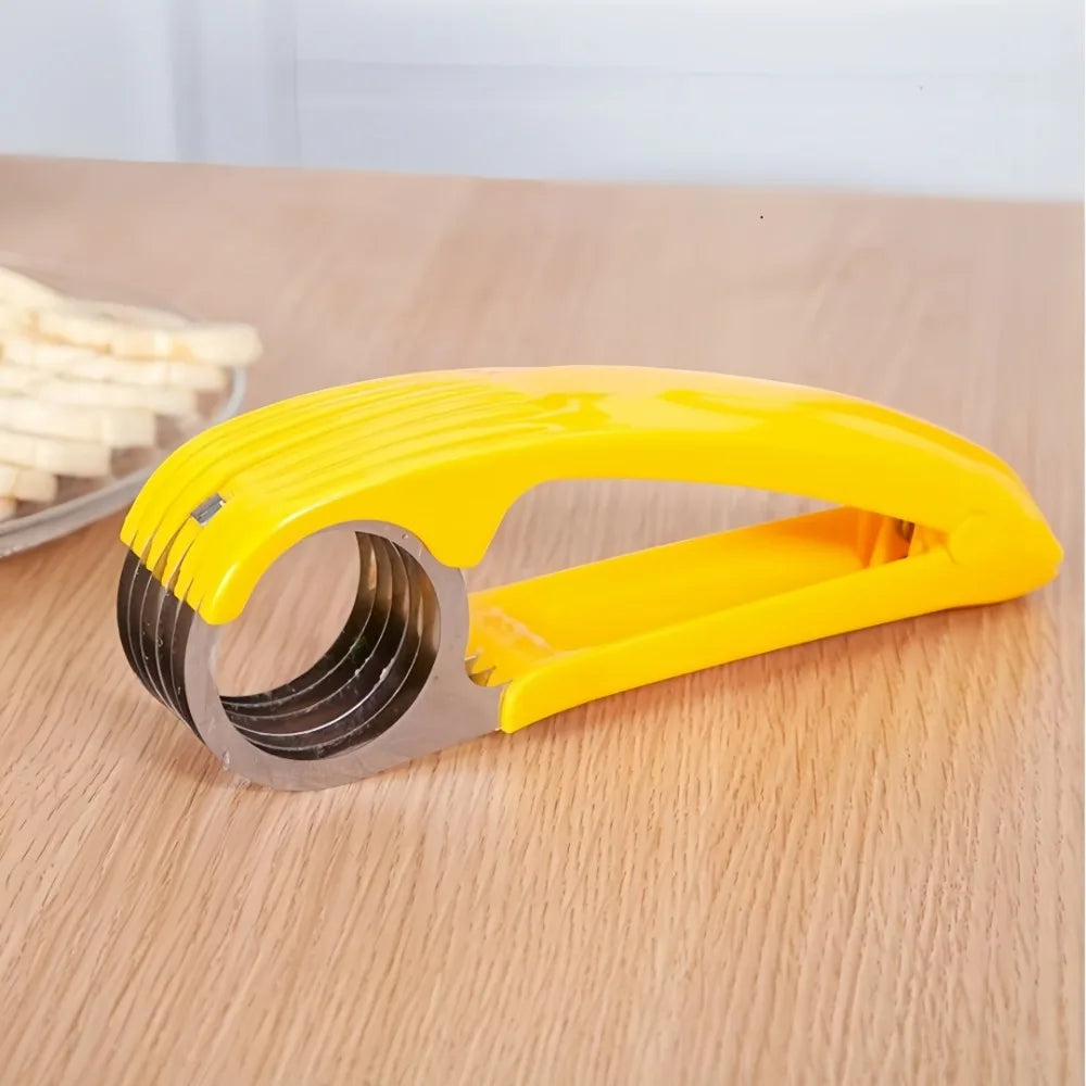 Compact Stainless Steel Fruit and Vegetable Slicing Tool