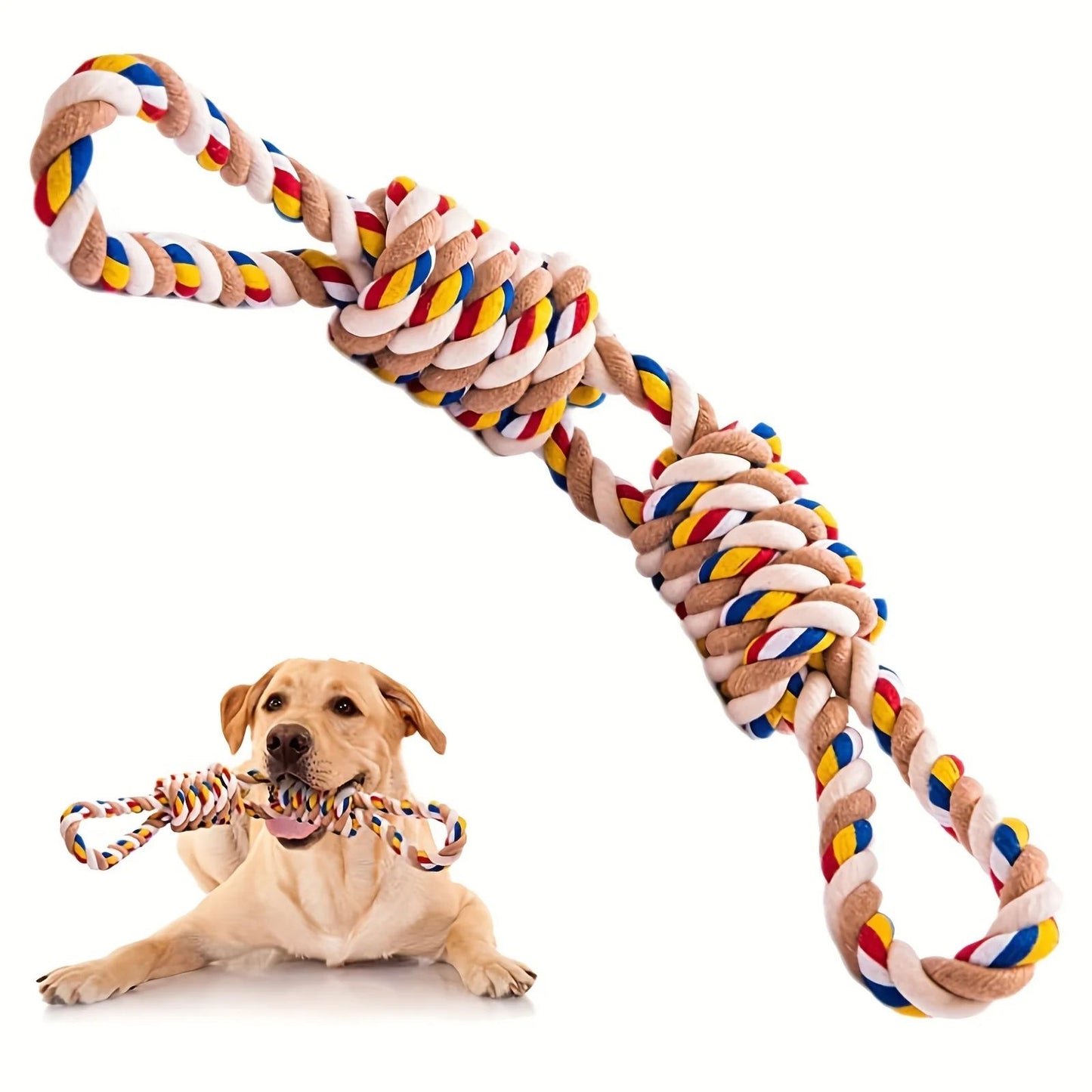 Durable Cotton Tug & Chew Toy for Active Dogs