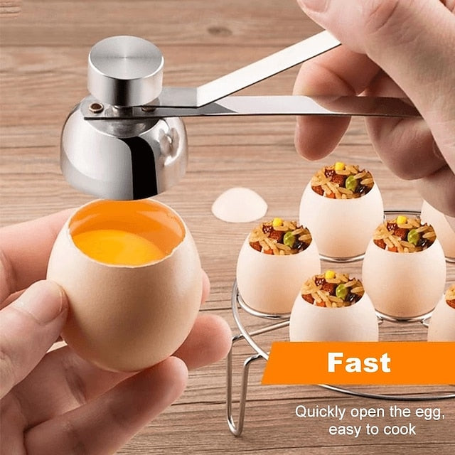 Precision Egg Topper Tool for Effortless Shell Removal