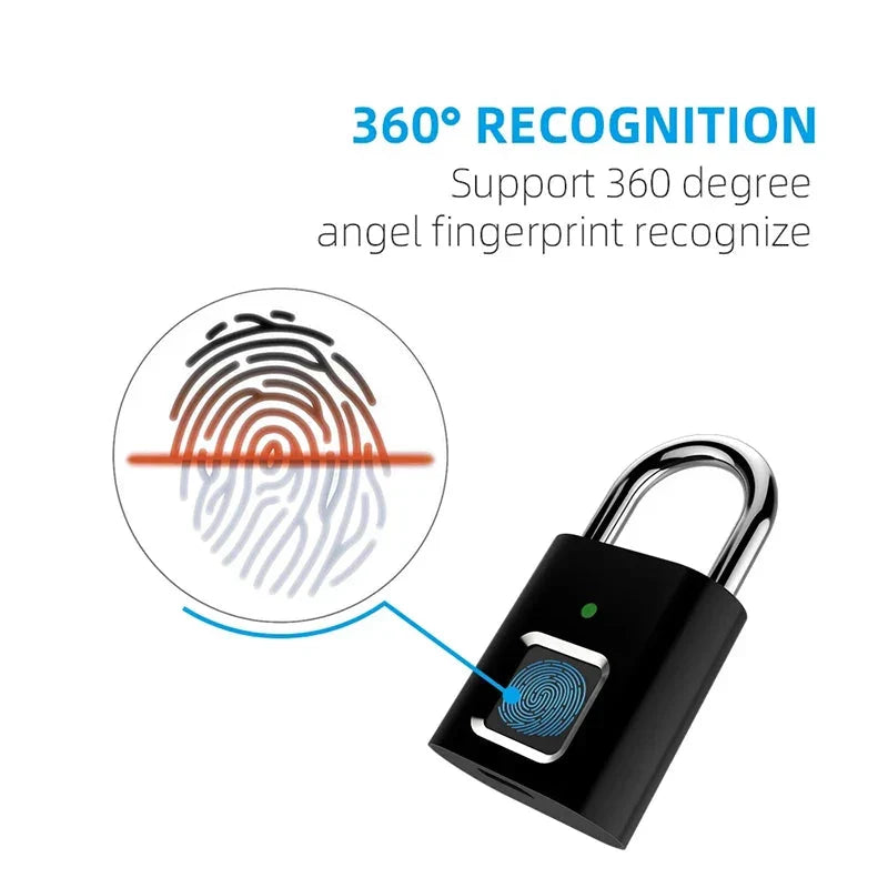 Smart Fingerprint Lock with Theft-Resistant Design for Any Setting