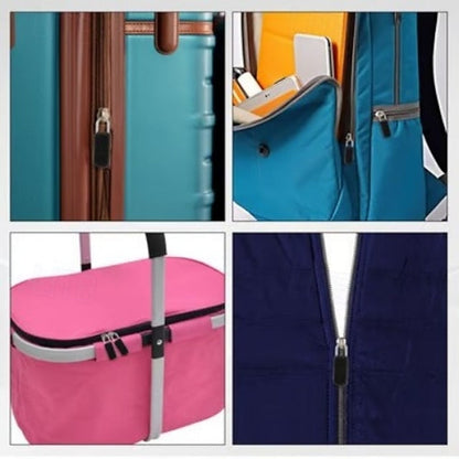 50-Pack Versatile Zipper Pulls for Bags, Coats, and More