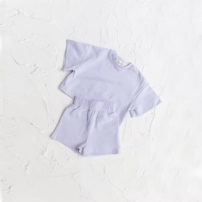 Summer Ready Kids' Outfit: T-Shirt & Shorts Duo
