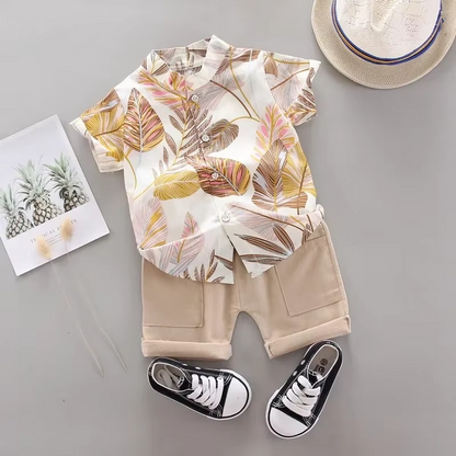 Summer Playtime Outfit Set for Boys – 2-Piece Comfort