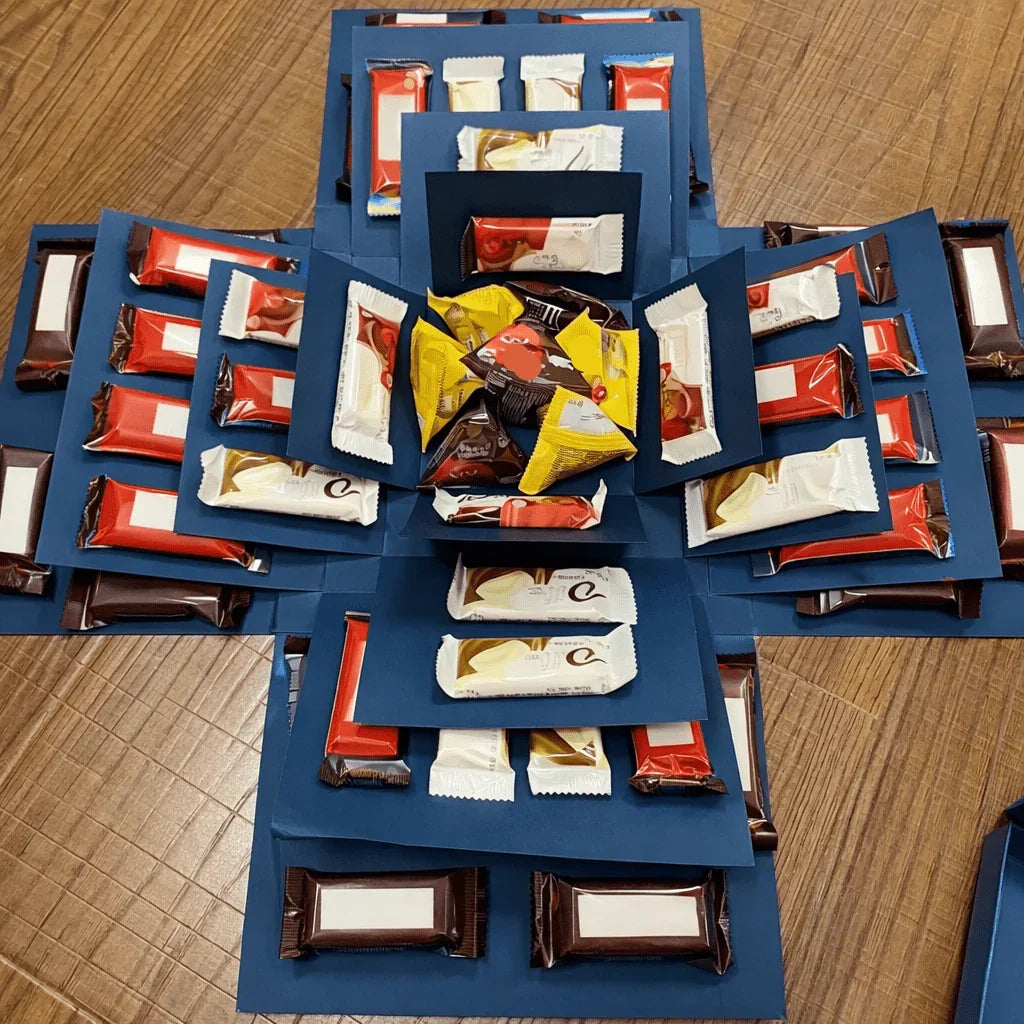 Customizable Memory Explosion Box Kit for Meaningful Gifting