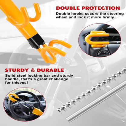Ultimate Security Steering Wheel Lock for Cars and Trucks