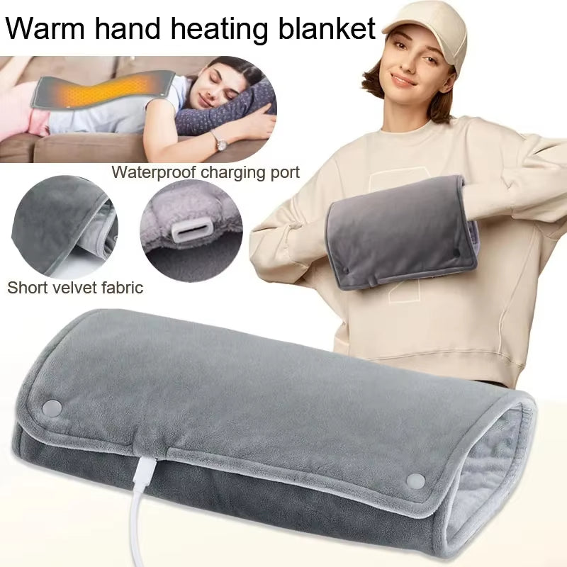 Portable USB Heating Pad for Soothing Back and Neck Relief