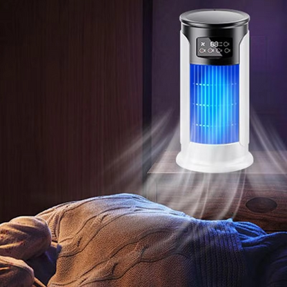 Compact Personal Air Cooler with 10 oz Water Tank & Timer Feature