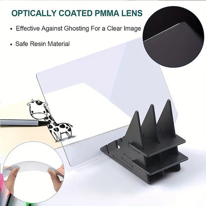 Portable Image Projection Board for Artists and Beginners