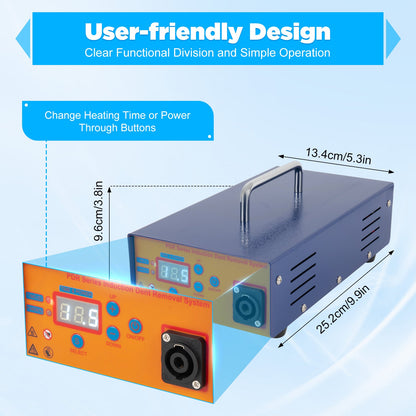 Powerful 1380W Dent Removal Tool with Digital Control and Case